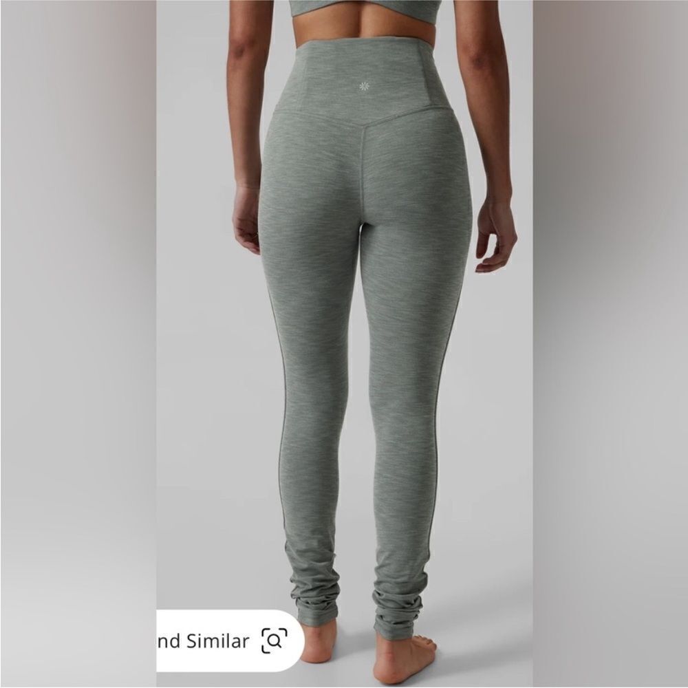 ATHLETA ELATION OVER THE HEEL TIGHT LEGGING EXTRA LONG ELATION Sz M - Picture 3 of 10